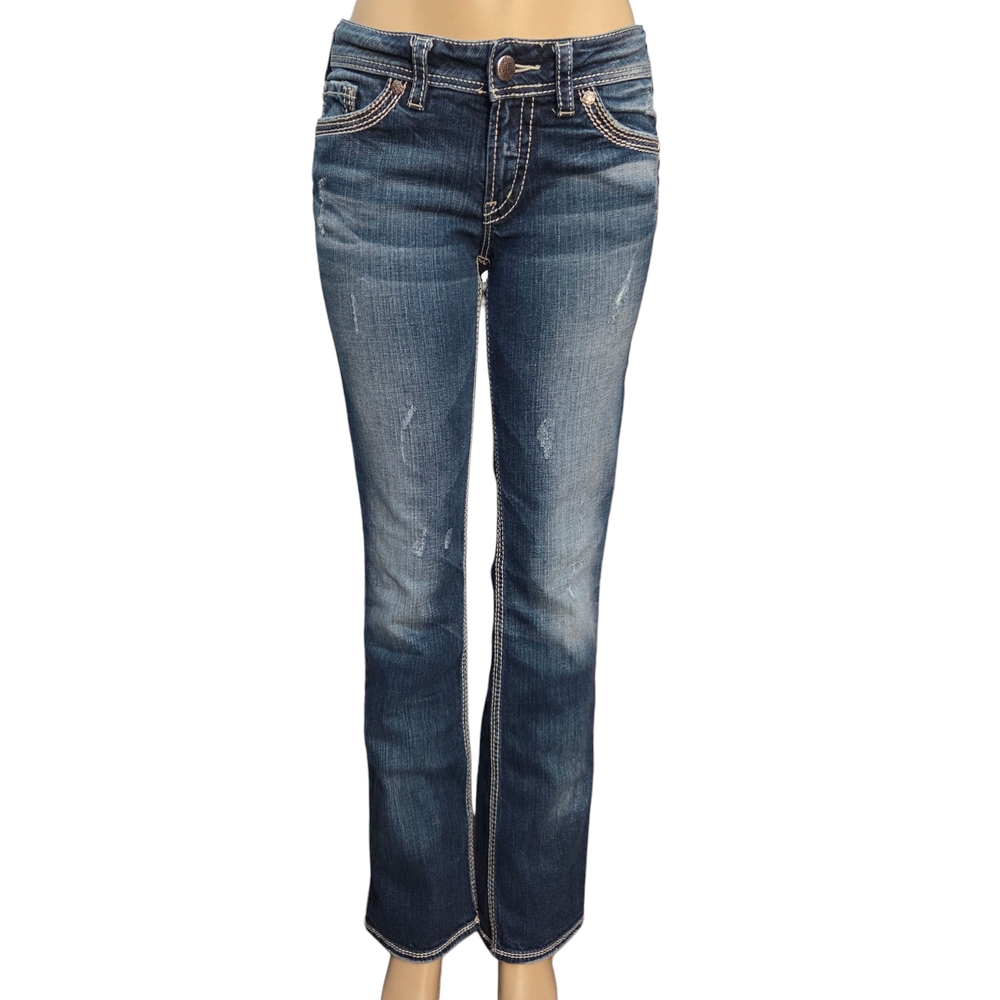 Silver Suki 17" Jeans Size-29